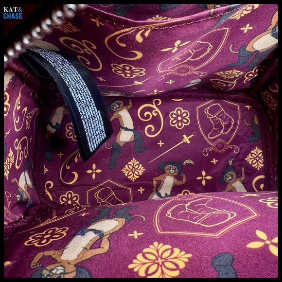 Loungefly Shrek Puss in Boots Cosplay Mini Backpack Cat Dreamworks Movie Tv - Picture 8 of 12